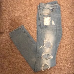 H&M brand skinny ripped jeans